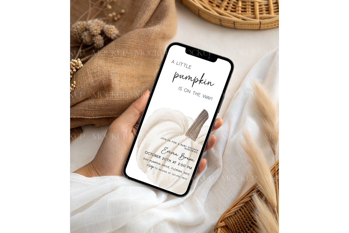 Boho Rattan iPhone Mockup, a Mockup by MockupWizard (Photo 2 of 3)