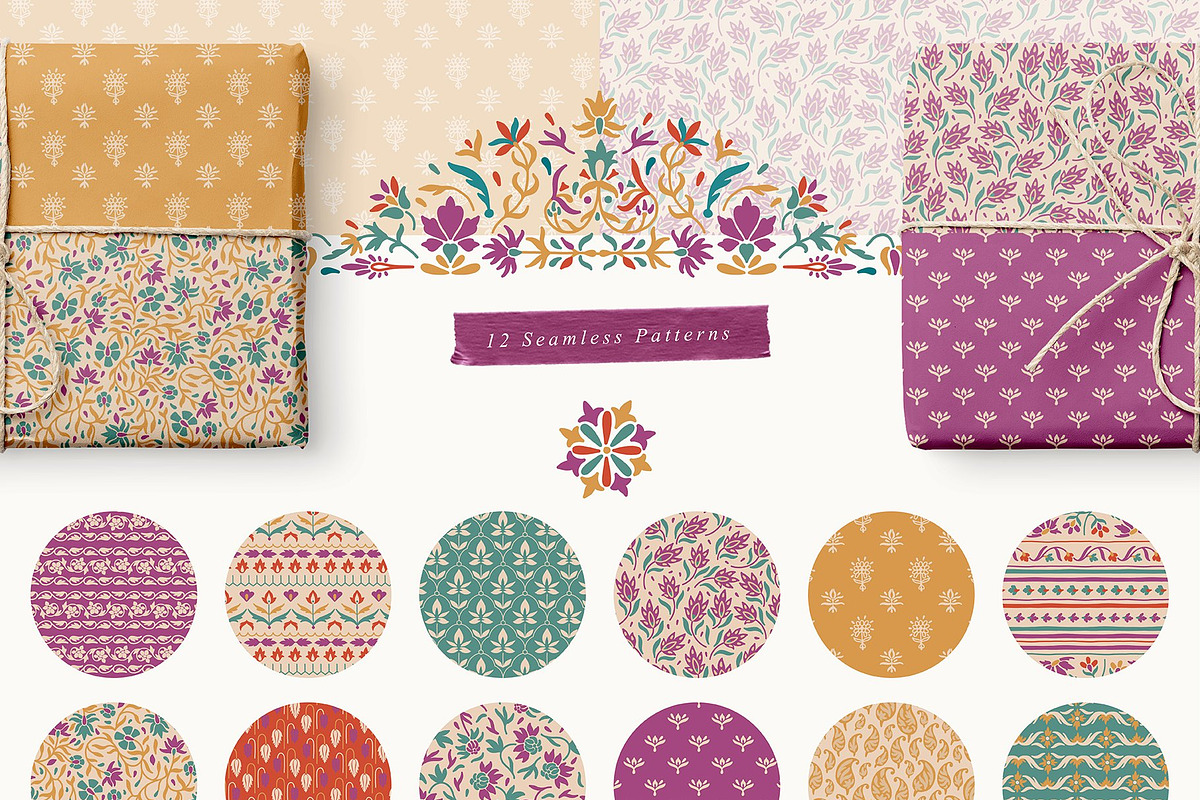 Indian Brand Collection, a Pattern Graphic by Julia Dreams (Photo 4 of 11)