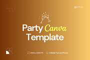 Western Party Flyer Canva Template, a Flyer Template by PeetalyStudioDesigns (Thumbnail 2 of 5)