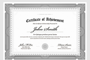 Modern Classy Diploma Certificate