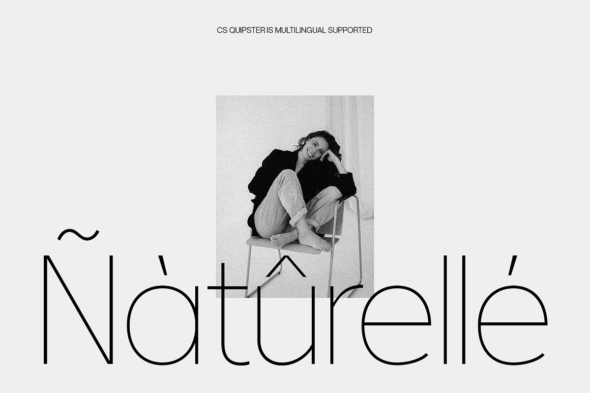 CS Quipster – Thin Geometric Sans, a Sans Serif Font by Craft Supply Co. (Photo 7 of 8)