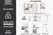 Airbnb Host Bundle Canva Templates, a Templates & Theme by Mrxking (Thumbnail 1 of 8)