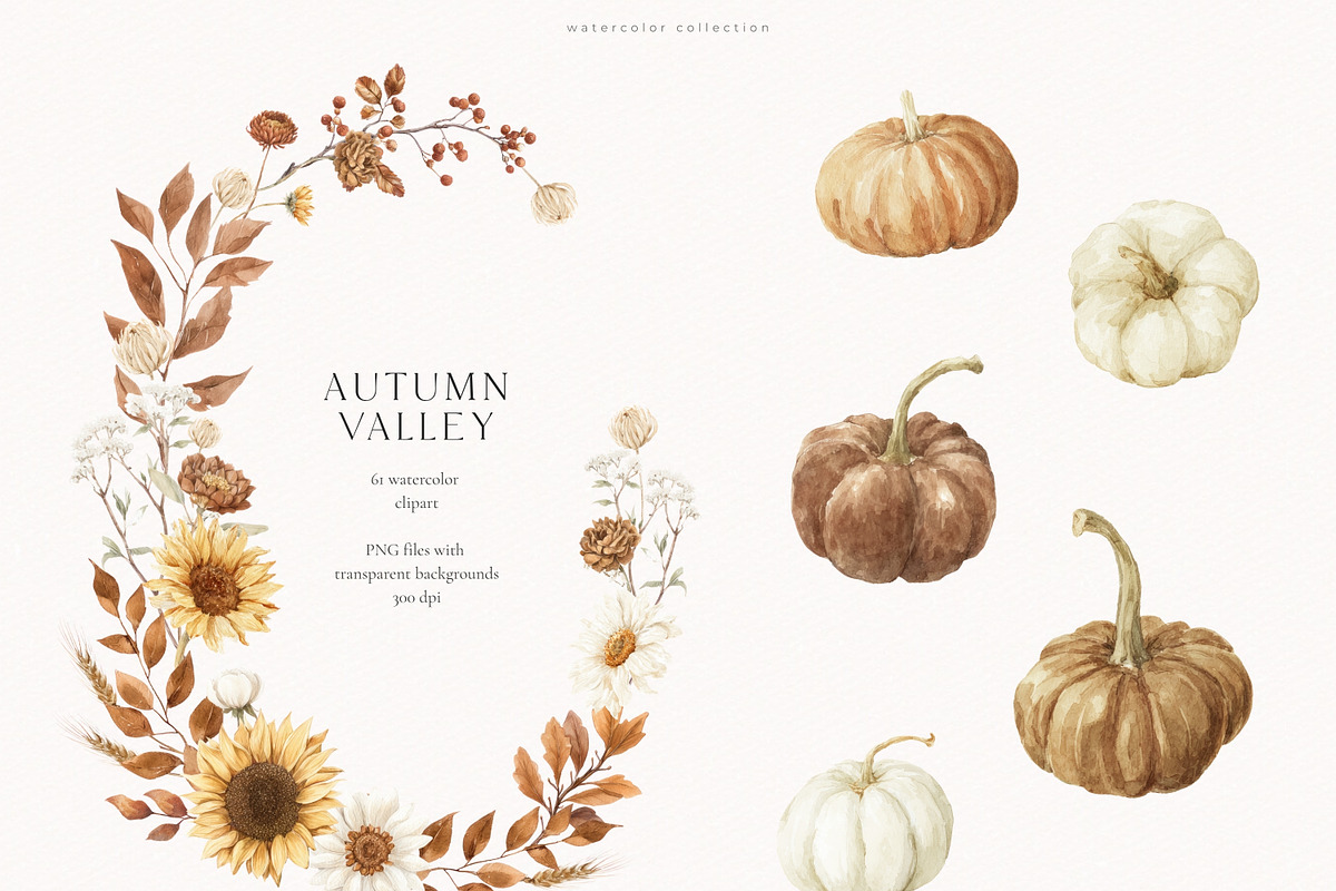 Autumn Valley Collection, a Seasonal Illustration by PeDe Designs (Photo 14 of 34)
