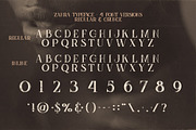 Zahra Typeface, a Serif Font by Cruzine (Thumbnail 2 of 6)