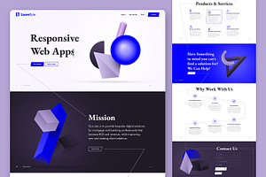 LoanByte Webpage, a Landing Page Template by simplywebs