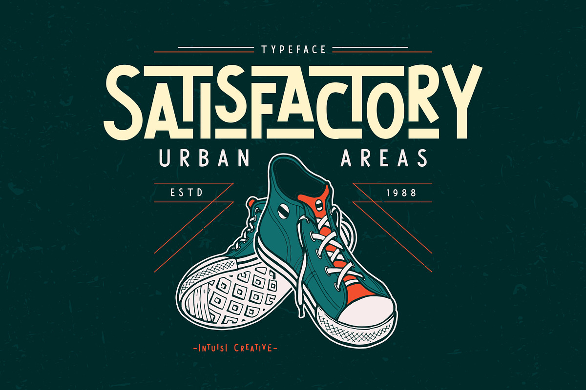 Satisfactory Summer and Vintag fonts, a Sans Serif Font by Intuisi Creative (Photo 1 of 12)