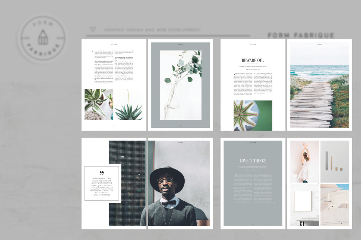 Tribune Magazine, a Magazine Template by Form Fabrique (Photo 6 of 20)