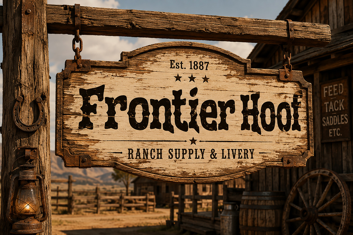 Frontier Hoof, a Blackletter Font by Wow Magic (Photo 1 of 4)