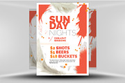 Feather Series – Sunday Night Flyer, a Flyer Template by FlyerHeroes (Thumbnail 1 of 4)