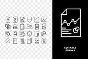 Audit Compliance Outline Icons, an Outline Icon by Unique Design Team (Thumbnail 3 of 3)