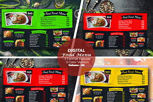 Digital Food Menu Boards