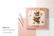 Board Book Mockup Set, a Books & Magazine Mockup by creatsy5 (Thumbnail 12 of 15)