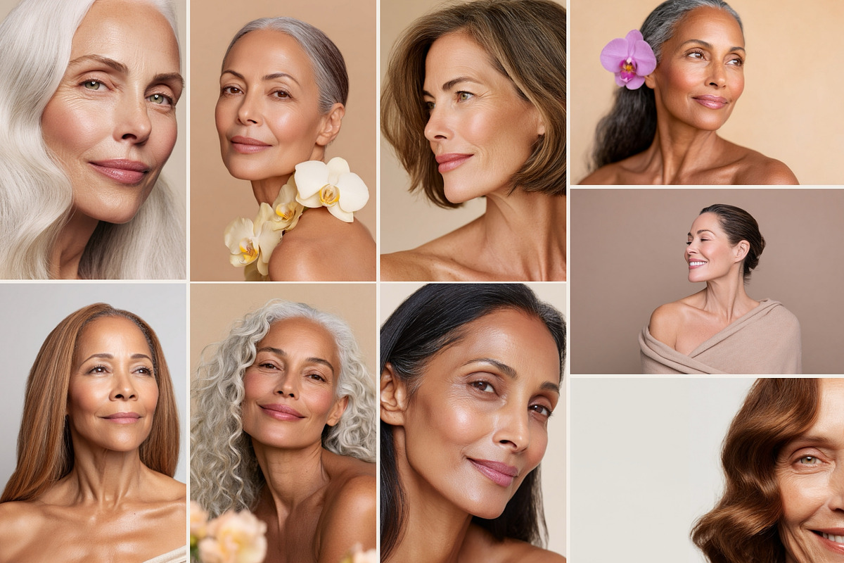 Diverse Mature Women Beauty & Hair, a Beauty & Fashion Photo by Make Stories Studio (Photo 7 of 25)