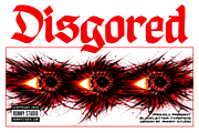 Disgored Blackleter Display Font, a Blackletter Font by Ronny Studio (Thumbnail 1 of 9)