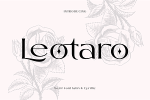 Leotaro - Serif Latin And Cyrillic