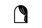 Window Curtain Silhouette Bundle, an Illustration by Creativeshirt (Thumbnail 39 of 51)
