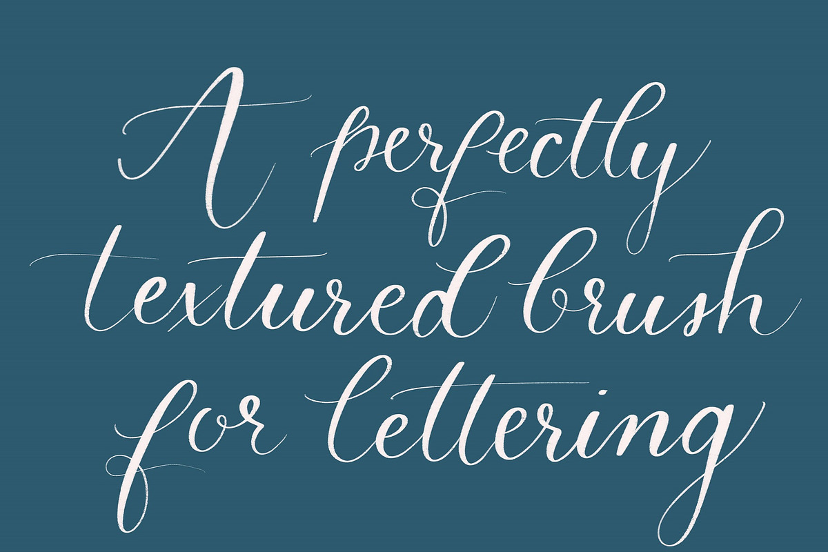 Procreate Calligraphy Brush | Aura preview 3