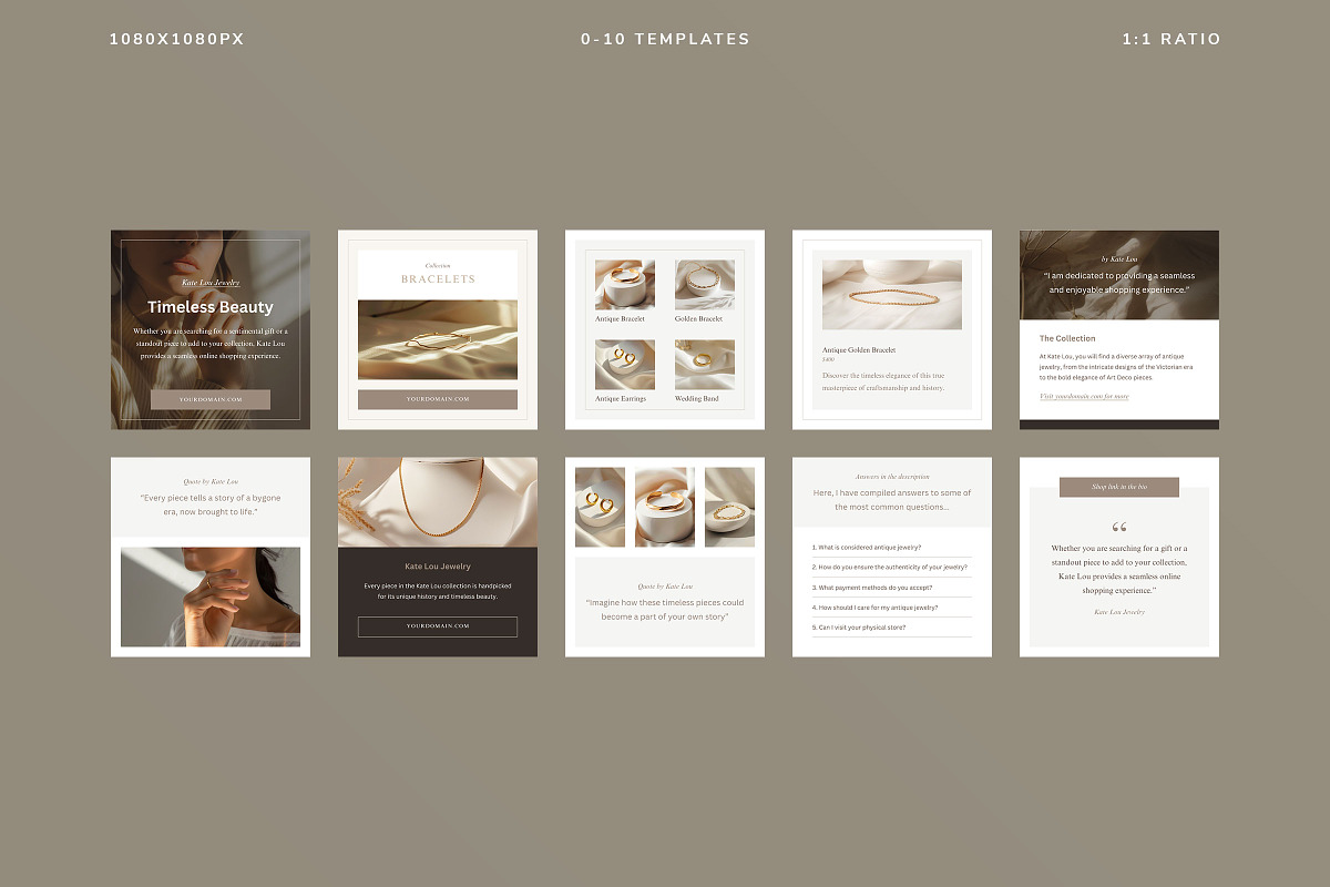 Kate Lou Social Media Kit, a Social Media Template by Ruben Stom (Photo 19 of 20)
