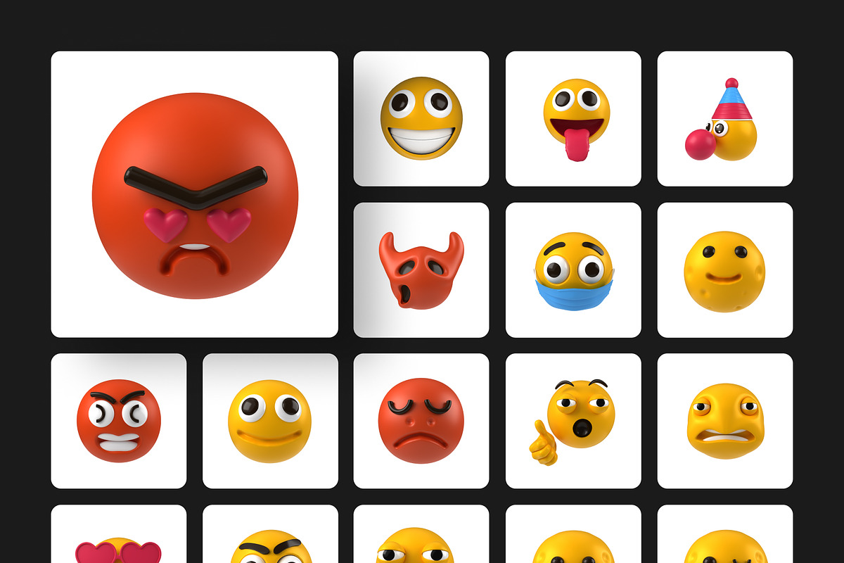 3D Emoji Icons, an Emoji Icon by Vectors Market (Photo 11 of 11)