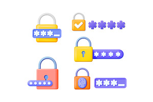 Vector 3d illustration set of, a Technology Illustration by Abscent