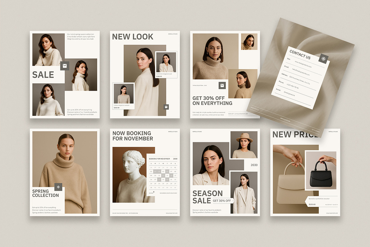 Canva Instagram Post Templates, a Social Media Template by Vasya Kobelev (Photo 2 of 7)