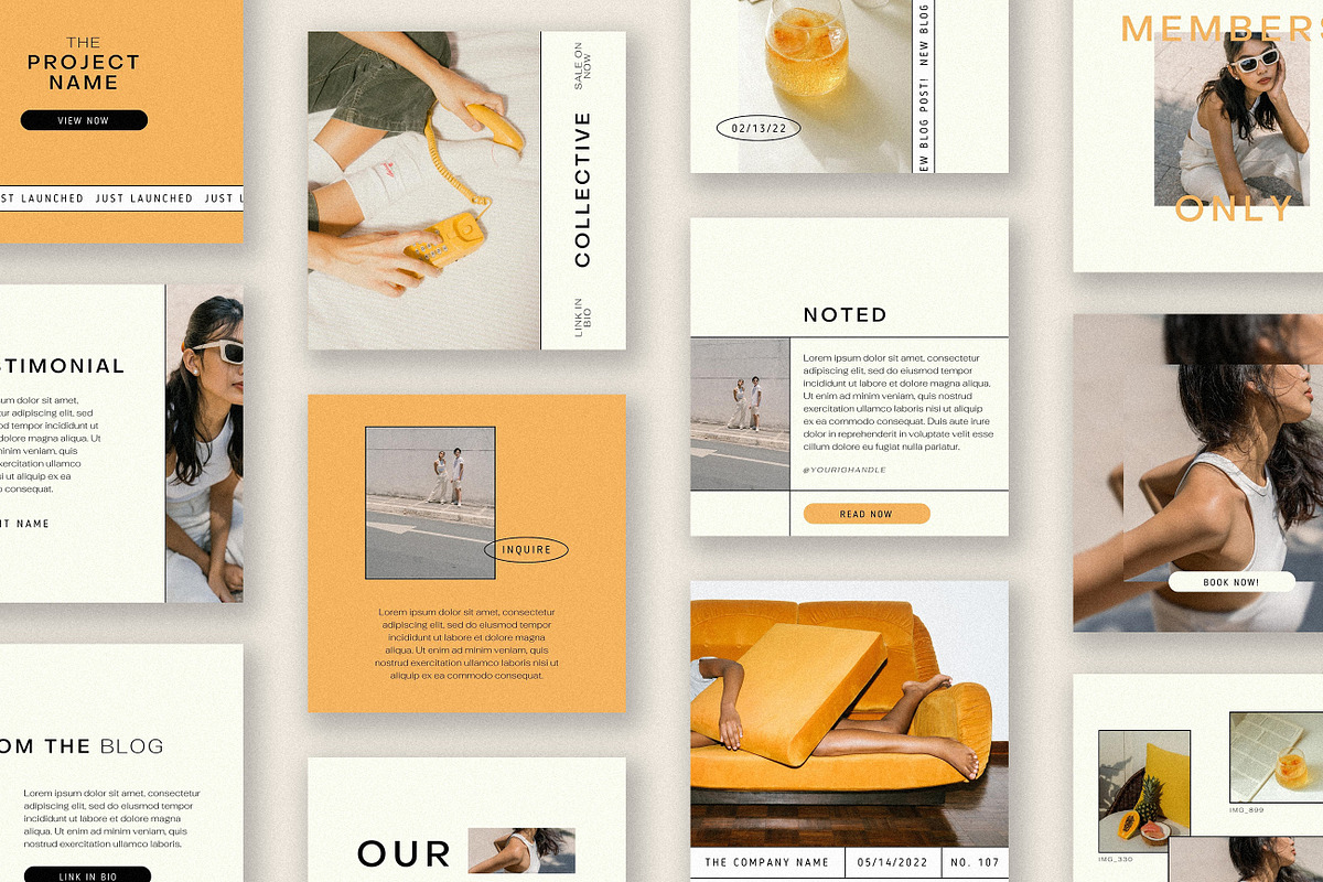 Mango Instagram Templates, a Social Media Template by denofdreamers (Photo 2 of 6)