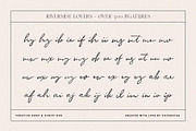 Riverside Lovers - Elegant Font Duo, a Serif Font by SilverStag Type Foundry (Thumbnail 17 of 20)