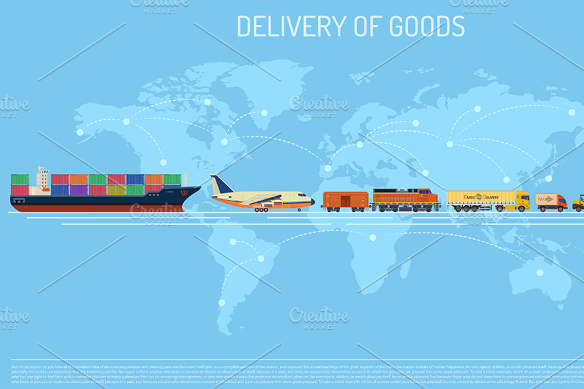 Freight Transport Infographics, a Technology Illustration by TAlex (Photo 6 of 6)