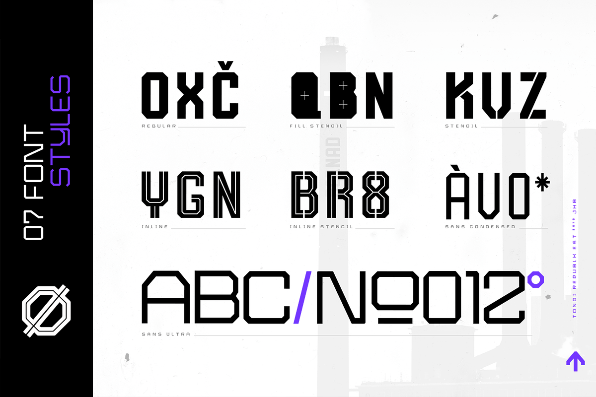 Reqnad Display Font Collection preview 2