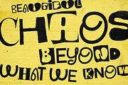 Chaos Reality – Experimental Font, a Handwritten Font by shineink.designlab (Thumbnail 8 of 12)