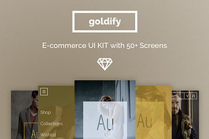Goldify e-Commerce iOS UI Kit