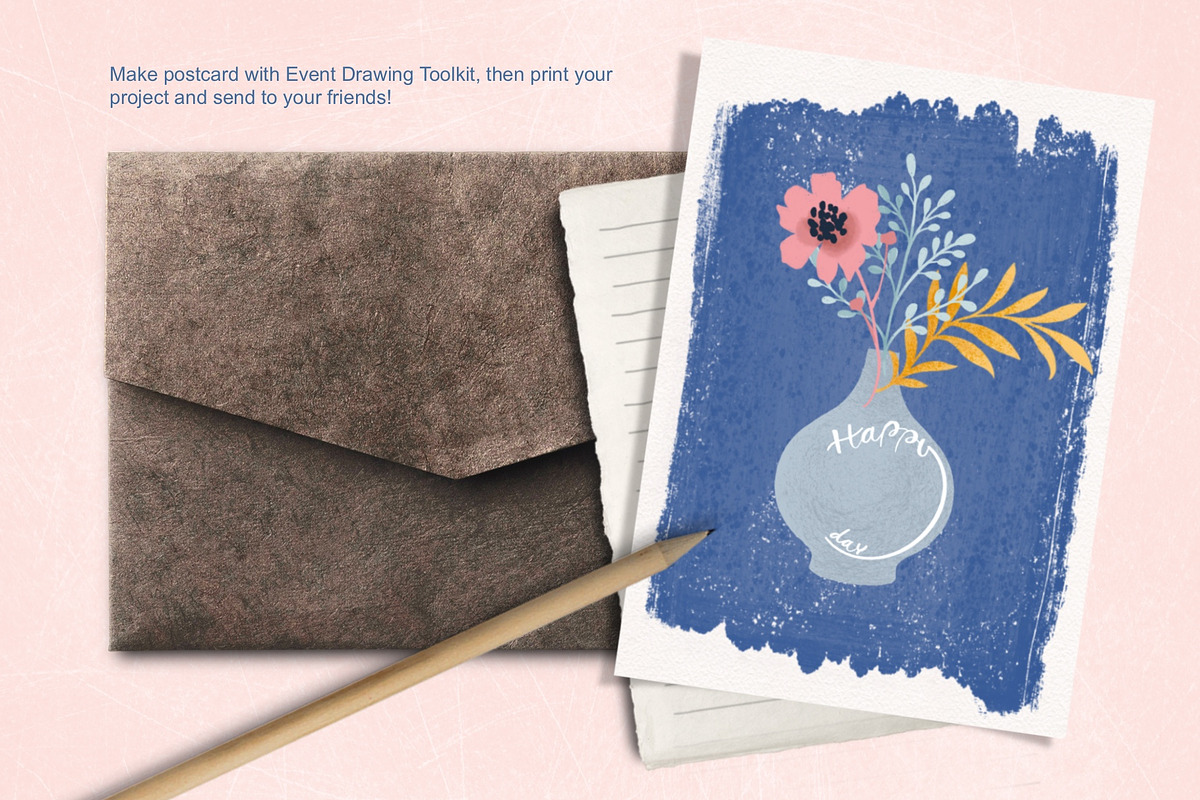 Procreate Event Drawing Toolkit, a Brush Add-On by Rosangela Curti (Photo 14 of 17)