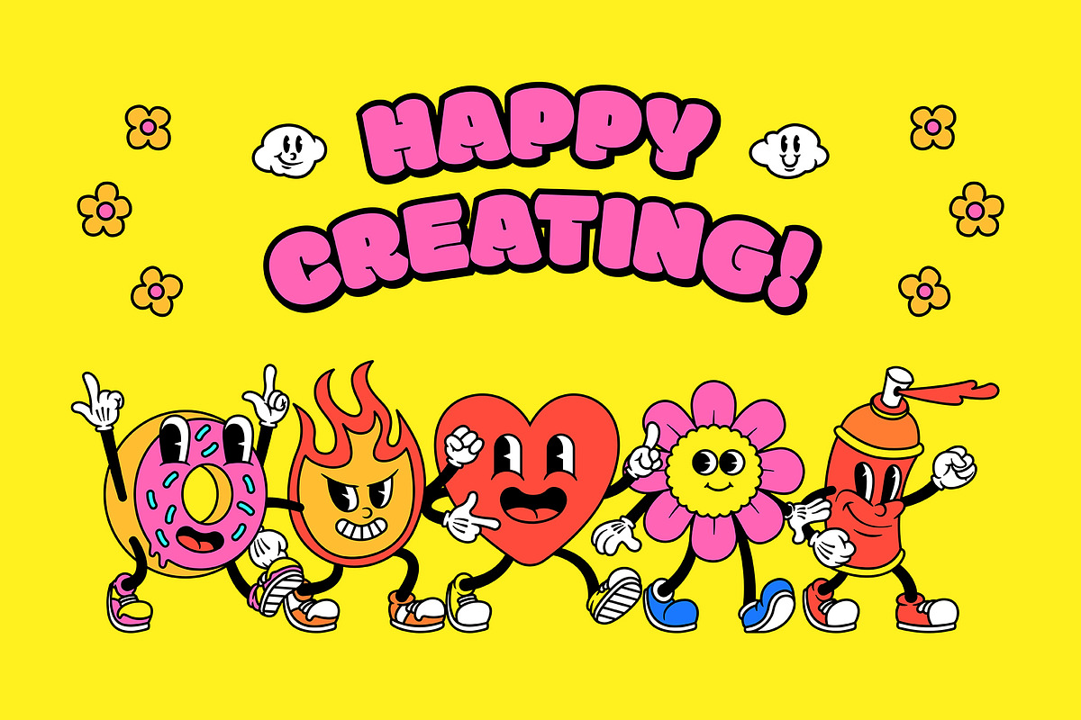 Cartoon Characters, The Bundle, an Illustration by The Isian (Photo 14 of 126)