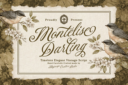 MCO - Montelise Darling, a Script Font by Mojiscope Studio