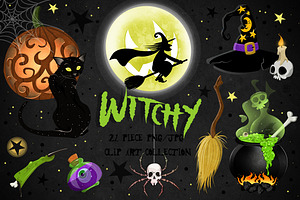 Witch's Brew Fun Halloween Clipart S