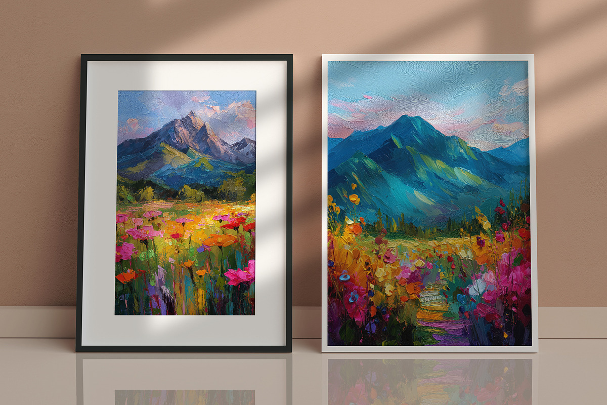 Bright Nature Landscape Illustration, a Decorative Illustration by Housui Patterns (Photo 11 of 12)
