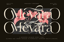 Mevara - Elegant Serif with Flourish