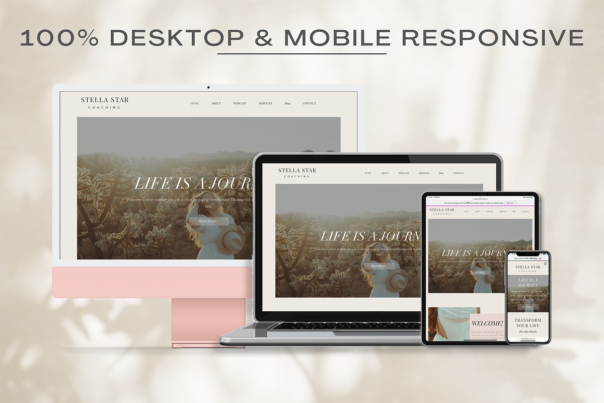 Wix Website Design for Podcast, a Websites & App Template by Cosmic Design (Photo 8 of 9)