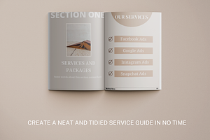 Service & Pricing Guide Canva