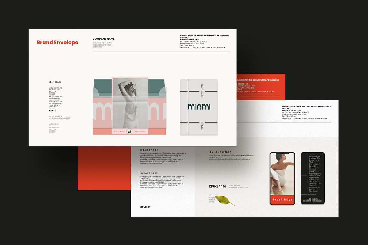 Miami | Brand Guidelines Template, a Presentation Template by Studio Industry (Photo 5 of 13)