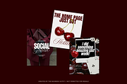 CHERRY Canva Social Media Templates, a Social Media Template by thebusinessoutfit (Thumbnail 15 of 20)