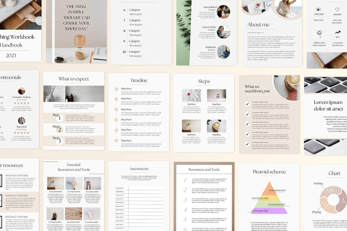 Ebook Template For Coaches, a Branding & Logo Template by PittaFinePrint (Photo 6 of 7)