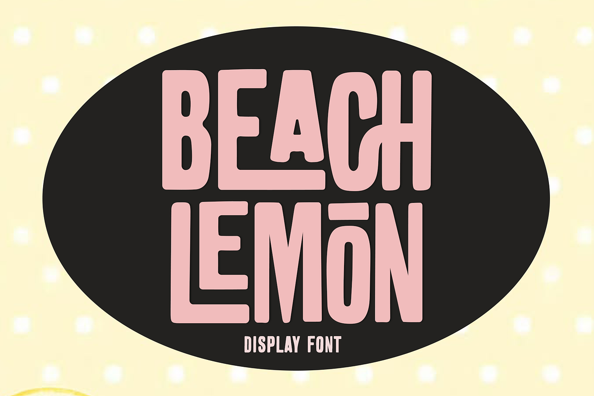 Beach Lemon, a Script Font by FreshTypeINK (Photo 1 of 7)
