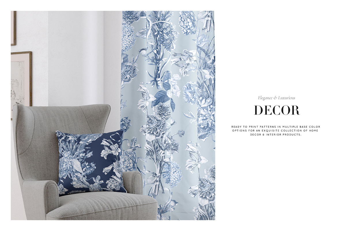 Toile Fleurie, Pattern & Motifs!, a Pattern Graphic by TSTUDIO (Photo 7 of 11)