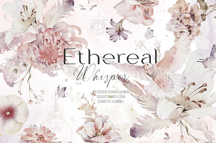 Ethereal Watercolor Flowers