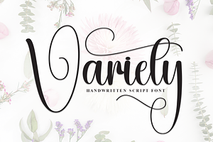 Variety Script Font