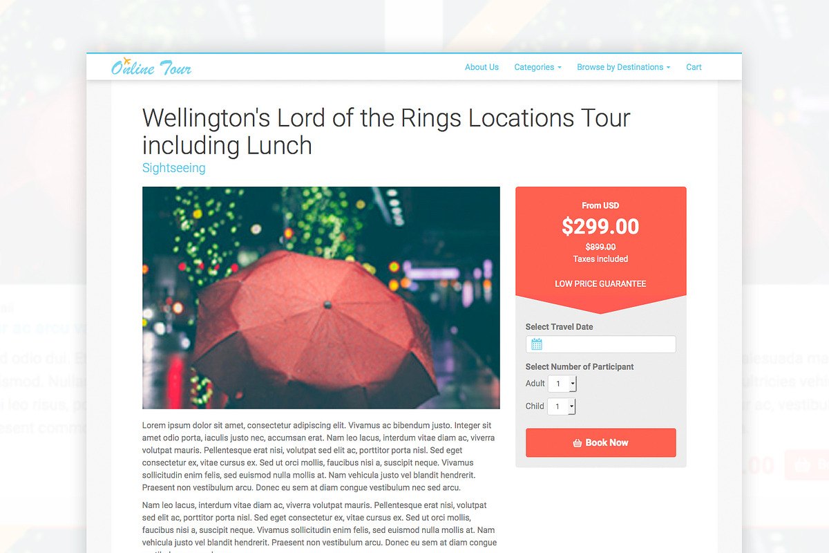 eCommerce Bootstrap Template, a Bootstrap Template by YT Design (Photo 5 of 6)