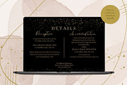 Canva Elegant Wedding Invitation, an Invitation Template by ElladesignCo (Thumbnail 2 of 5)