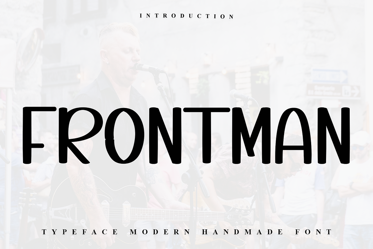 Frontman, a Sans Serif Font by InermediaSTUDIO (Photo 1 of 7)