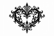 Romantic Lace Heart Clipart, an Illustration by Artivon (Thumbnail 10 of 21)